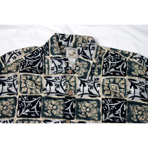 Cold Wear Mens Short Sleeve Button Shirt Hawaiian - Picture 2 of 5